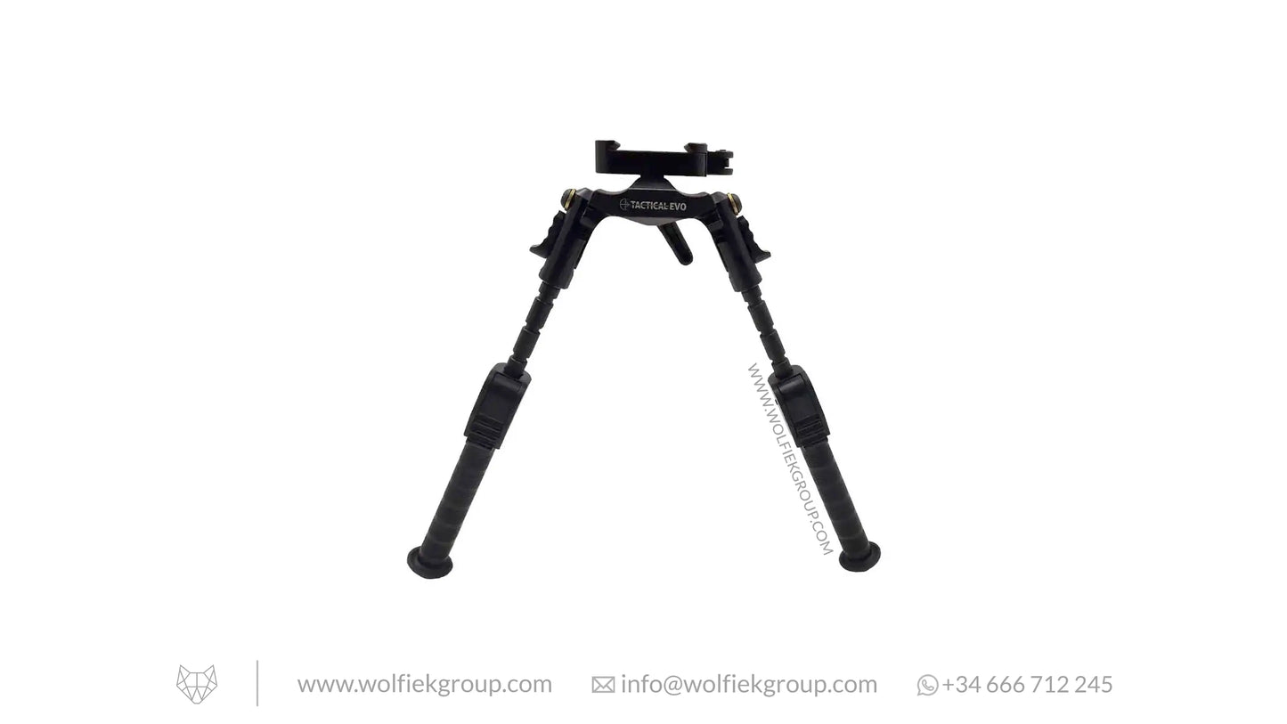 Tactical EVO Bipod TACTICAL – PRS 6.5-8"