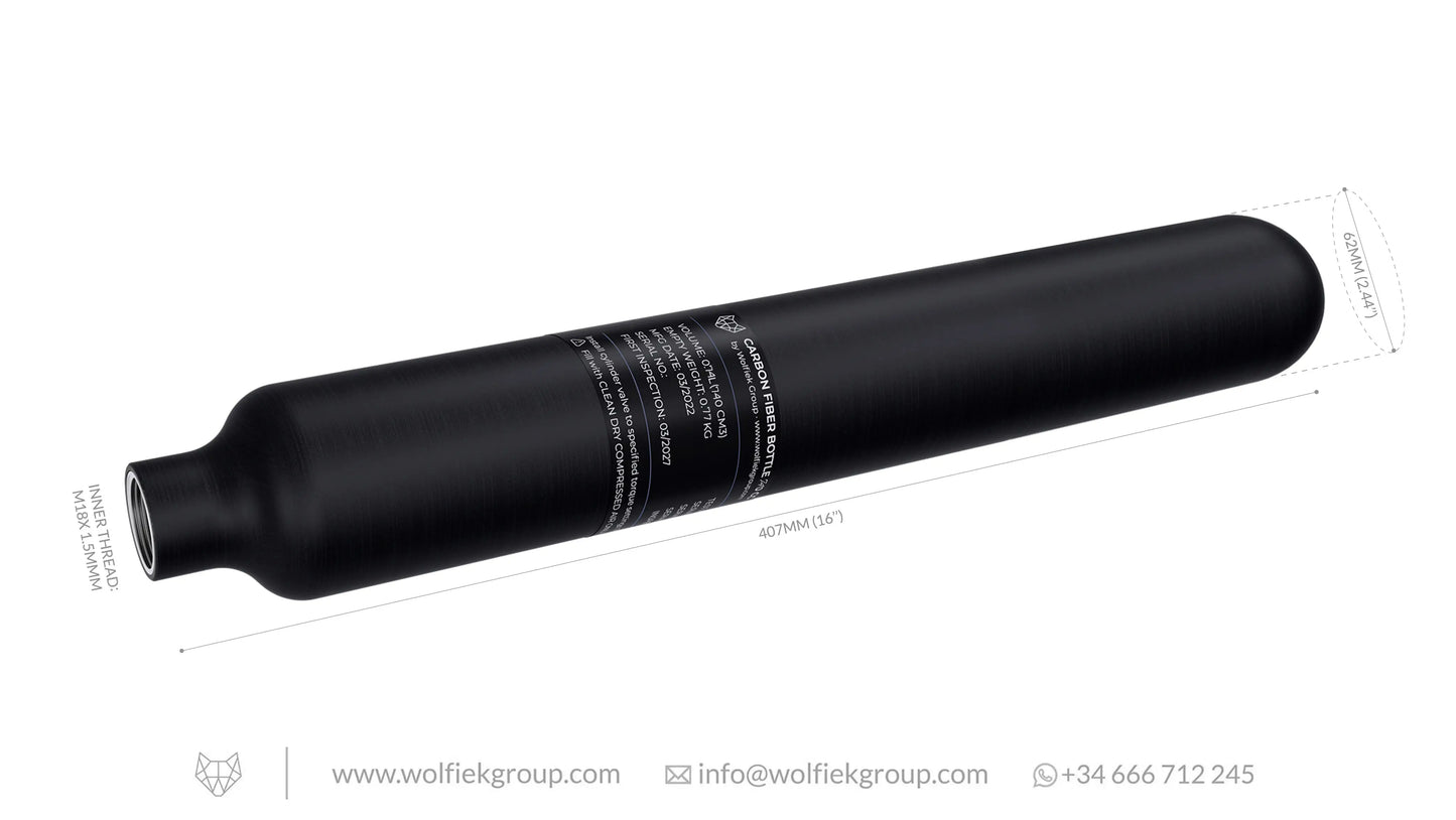 Wolfiek Group Carbon Fiber Bottle 740cc